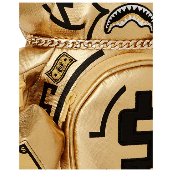 Sprayground Τσάντα πλάτης Tribal Gold Medium Money Bear Backpack